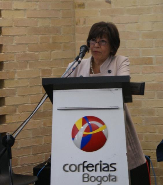 María Elvira Rodríguez Vicerrectora Académica de la Universidad Distrital
